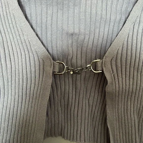 H&M Ribbed Lavender Cardigan - Picture 7 of 7